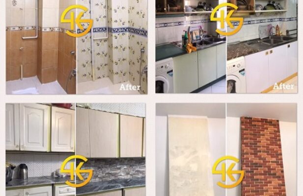 برچسب های نوسازی کابینت و کاغذ دیواری