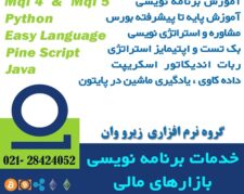 خدمات برنامه نویسی در بورس