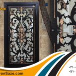 درب حیاط فلزی لیزری