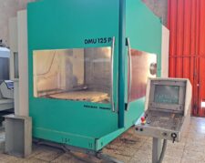 فرز CNC دکل ماهو ۵ محور خط کش دار مدل DECKEL MAHO DMU 125P