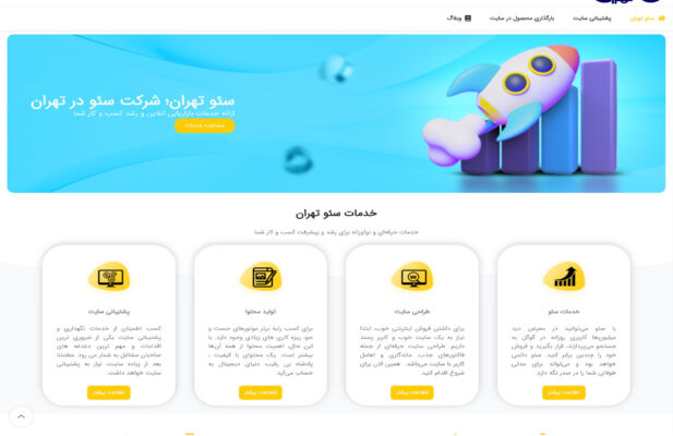 طراحی سایت + سئوتخصصی باامکان پرداخت اقساطی