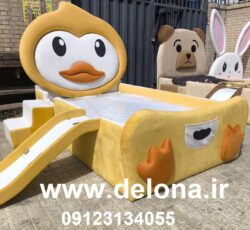 تخت خواب کودک و نوجوان فانتزی عروسکی برند دلونا