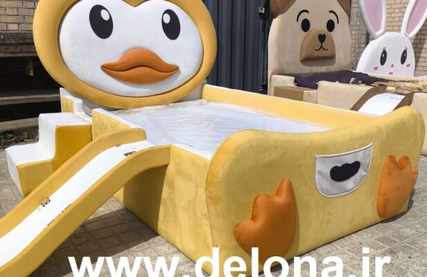 تخت خواب کودک و نوجوان فانتزی عروسکی برند دلونا