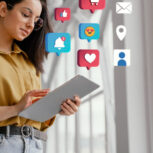 نیروی خانم مسلط به شبکه های اجتماعی