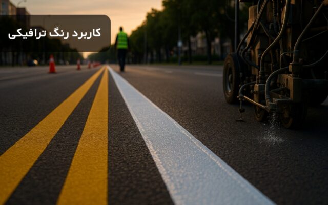 کاربرد رنگ ترافیکی