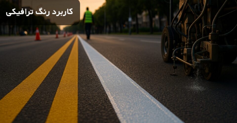 کاربرد رنگ ترافیکی