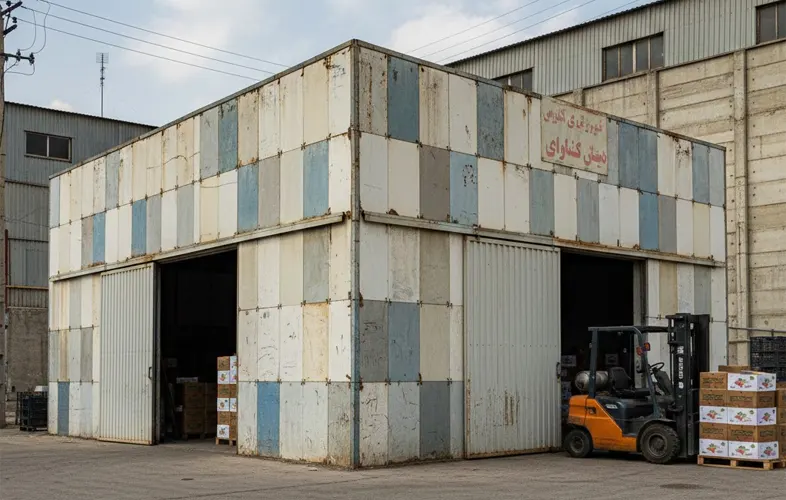 سردخانه با ساندویچ پانل دست دوم