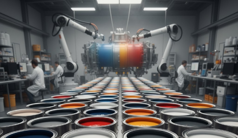 انواع رنگ صنعتی بر اساس پایه رزین