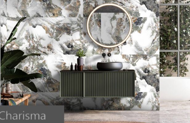 سرامیک کاریزما ۶۰*۱۲۰ براق طوطیا سرام