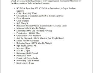 شکر خوراکی ازهند