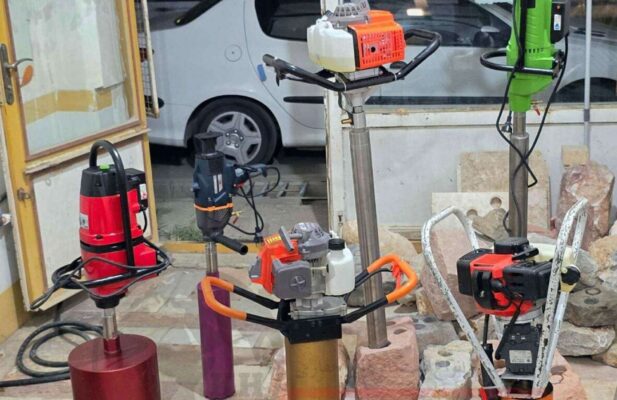 کرگیر بنزینی و دستگاه حفاری
