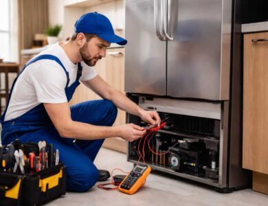 تعمیر یخچال در شیراز؛ راهنمای انتخاب تعمیرکار مطمئن و خدمات فوری در محل