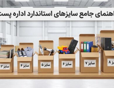 راهنمای جامع سایزهای استاندارد اداره پست؛ کدام کارتن برای محصول شما مناسب است؟