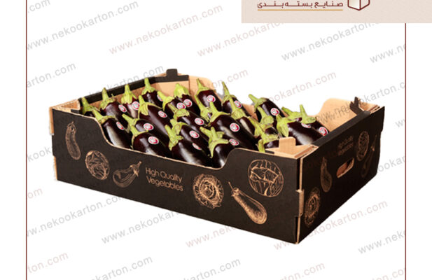 کارتن بادمجان صادراتی ، لیبل بادمجان